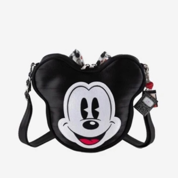 Harvey's Mickey Heart Minnie Convertible Backpack Crossbody Handbag - Picture 2 of 7